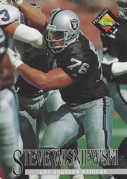 Steve Wisniewski Los Angeles Raiders 1994 Pro Line Live NFL #266